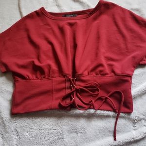 Plus size crop top